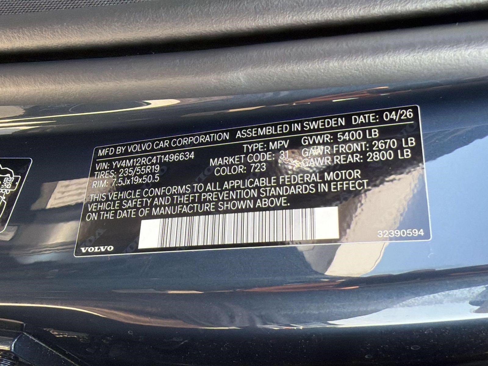New 2026 Volvo XC60 B5 Plus w/ Climate Package AWD/4WD image 23