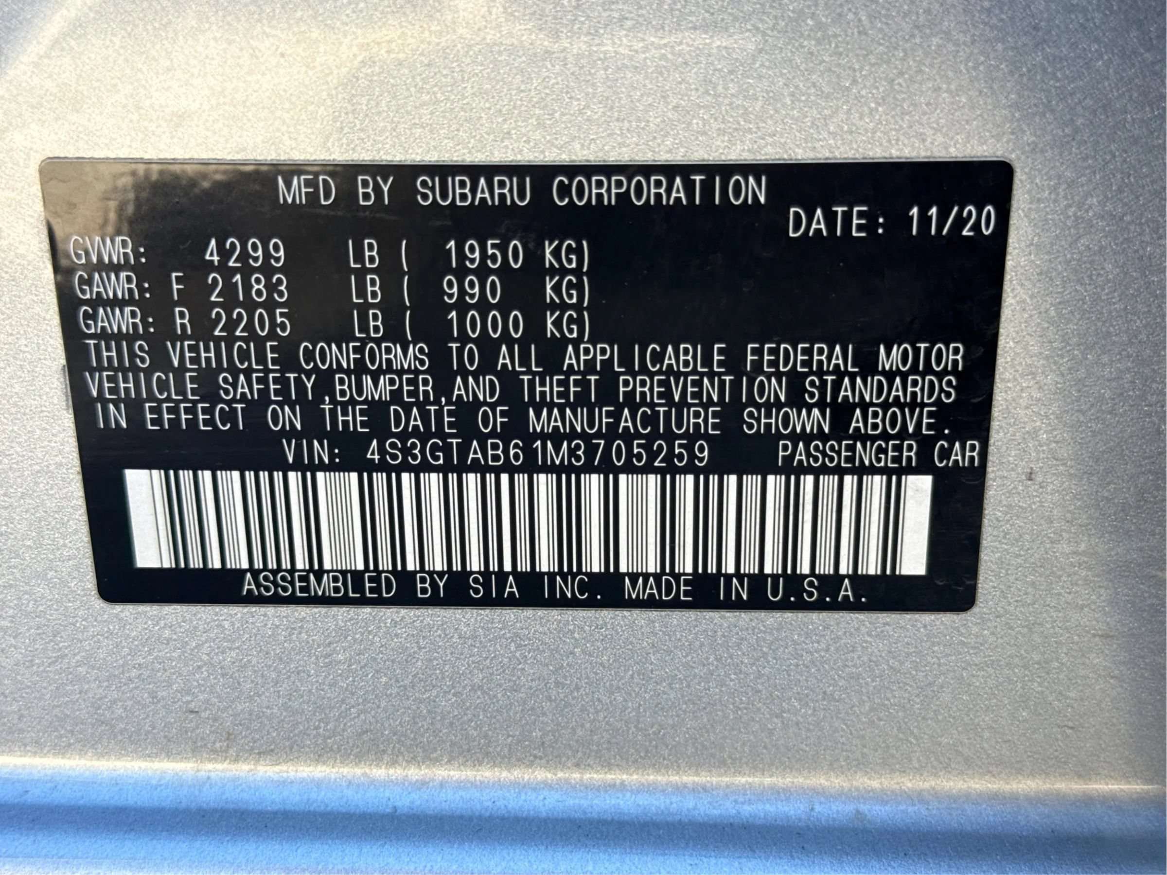 Used 2021 Subaru Impreza 2.0i AWD/4WD image 54