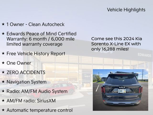 Used 2024 Kia Sorento X-Line EX AWD/4WD image 11