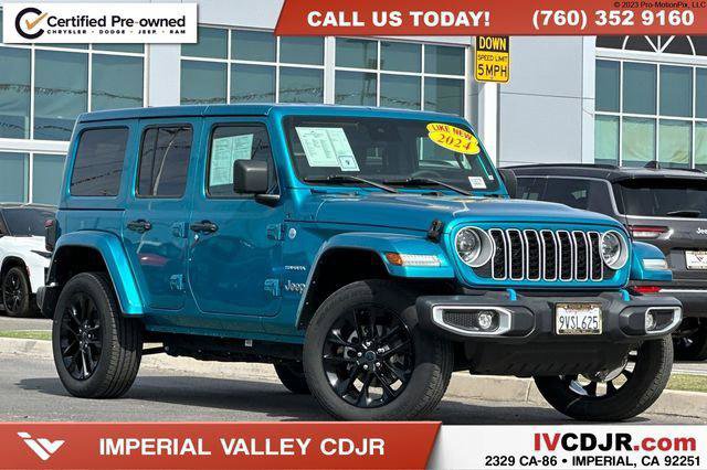 Certified 2024 Jeep Wrangler Unlimited Sahara w/ Safety Group AWD/4WD image 1