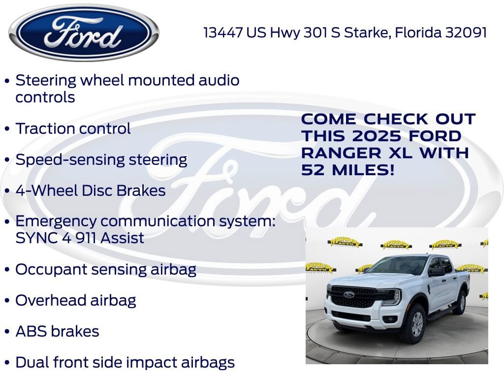 New 2025 Ford Ranger XL w/ Trailer Tow Package image 20