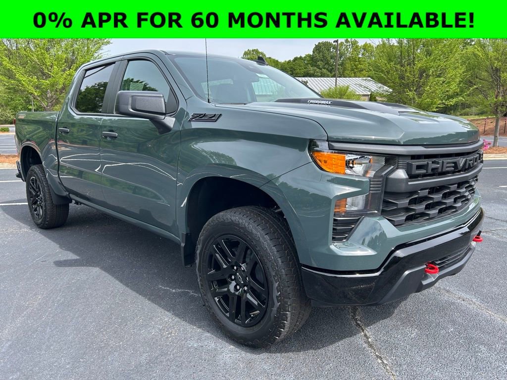 New 2026 Chevrolet Silverado 1500 Custom Trail Boss w/ LPO, Dark Essentials Package AWD/4WD video 1