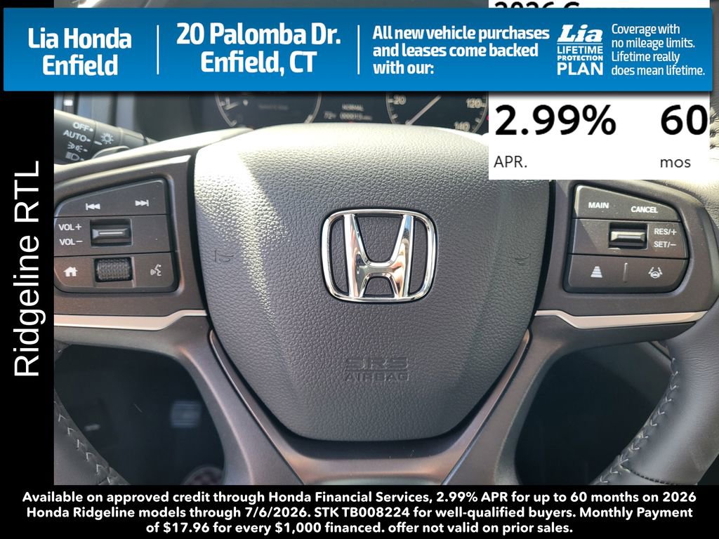 New 2026 Honda Ridgeline RTL image 17