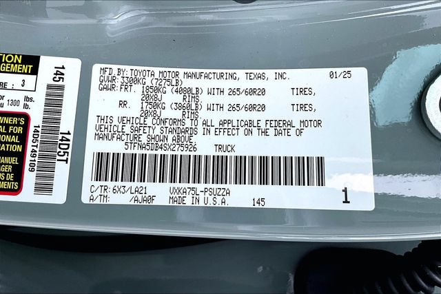 Used 2025 Toyota Tundra Platinum AWD/4WD image 16