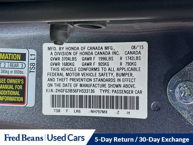 Used 2015 Honda Civic LX image 28