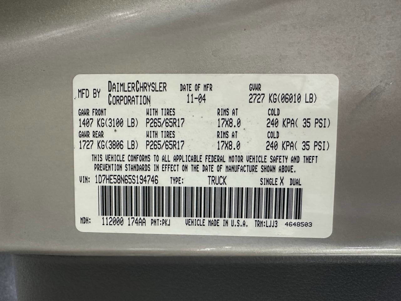 Used 2005 Dodge Dakota Laramie image 28