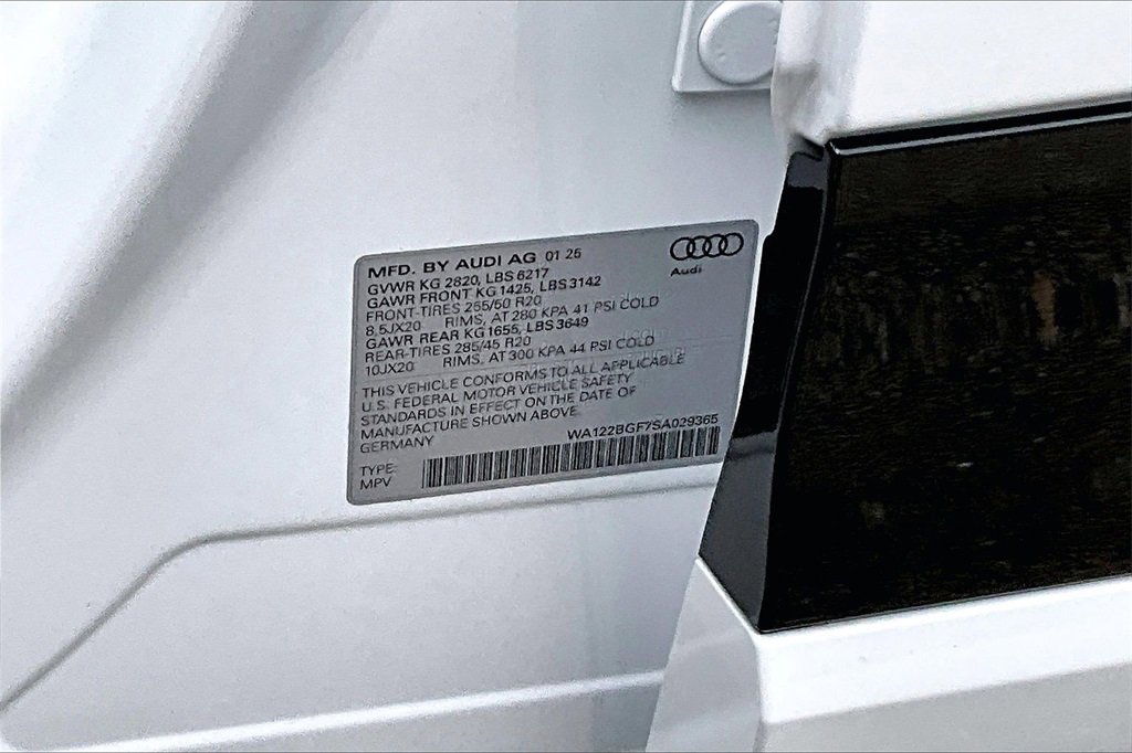 Used 2025 Audi Q6 e-tron Premium Plus w/ Premium Plus image 30