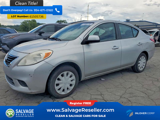 Used 2012 Nissan Versa SV w/ Convenience Pkg FWD image 1