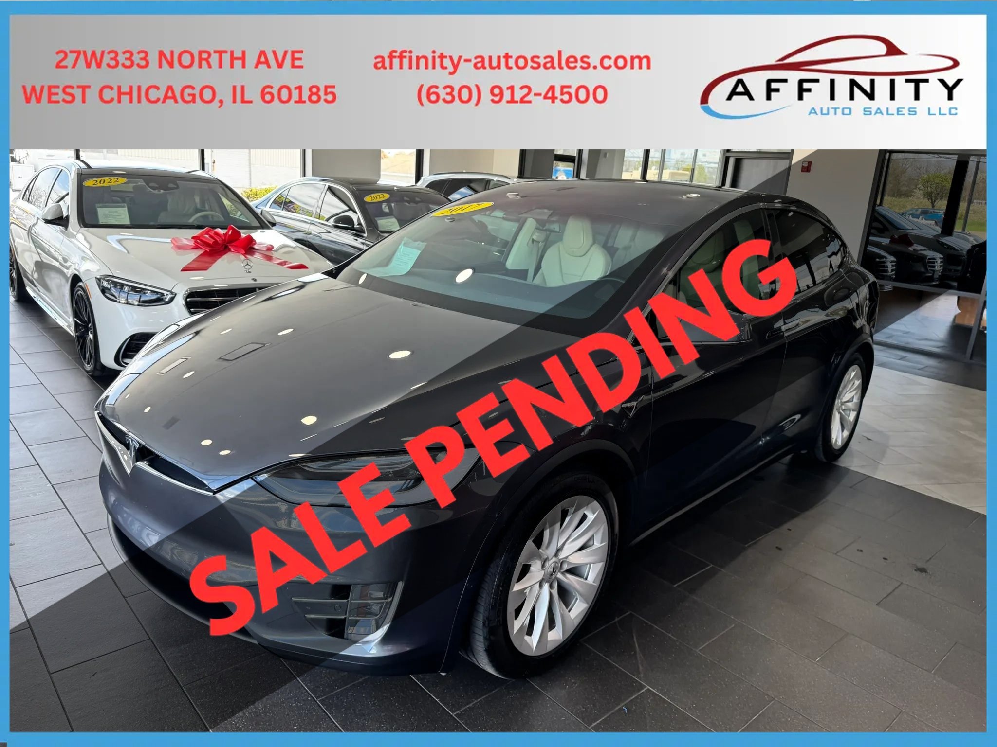 Used 2017 Tesla Model X 90D AWD/4WD image 2