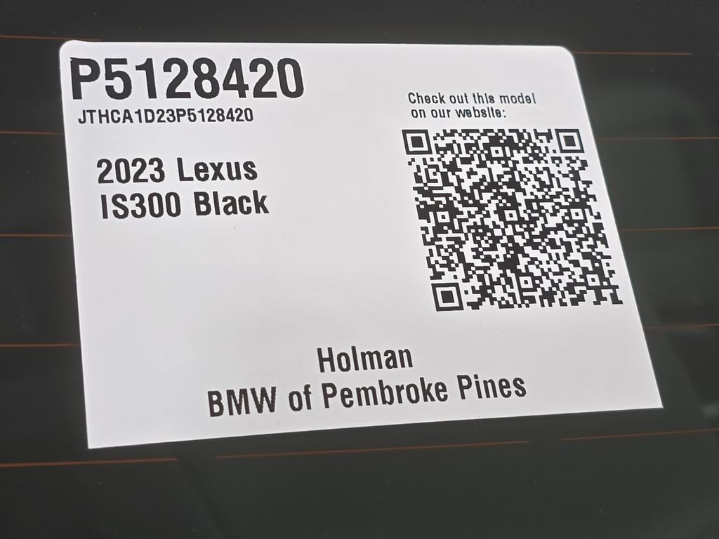 Used 2023 Lexus IS 300 w/ Comfort Package RWD image 30