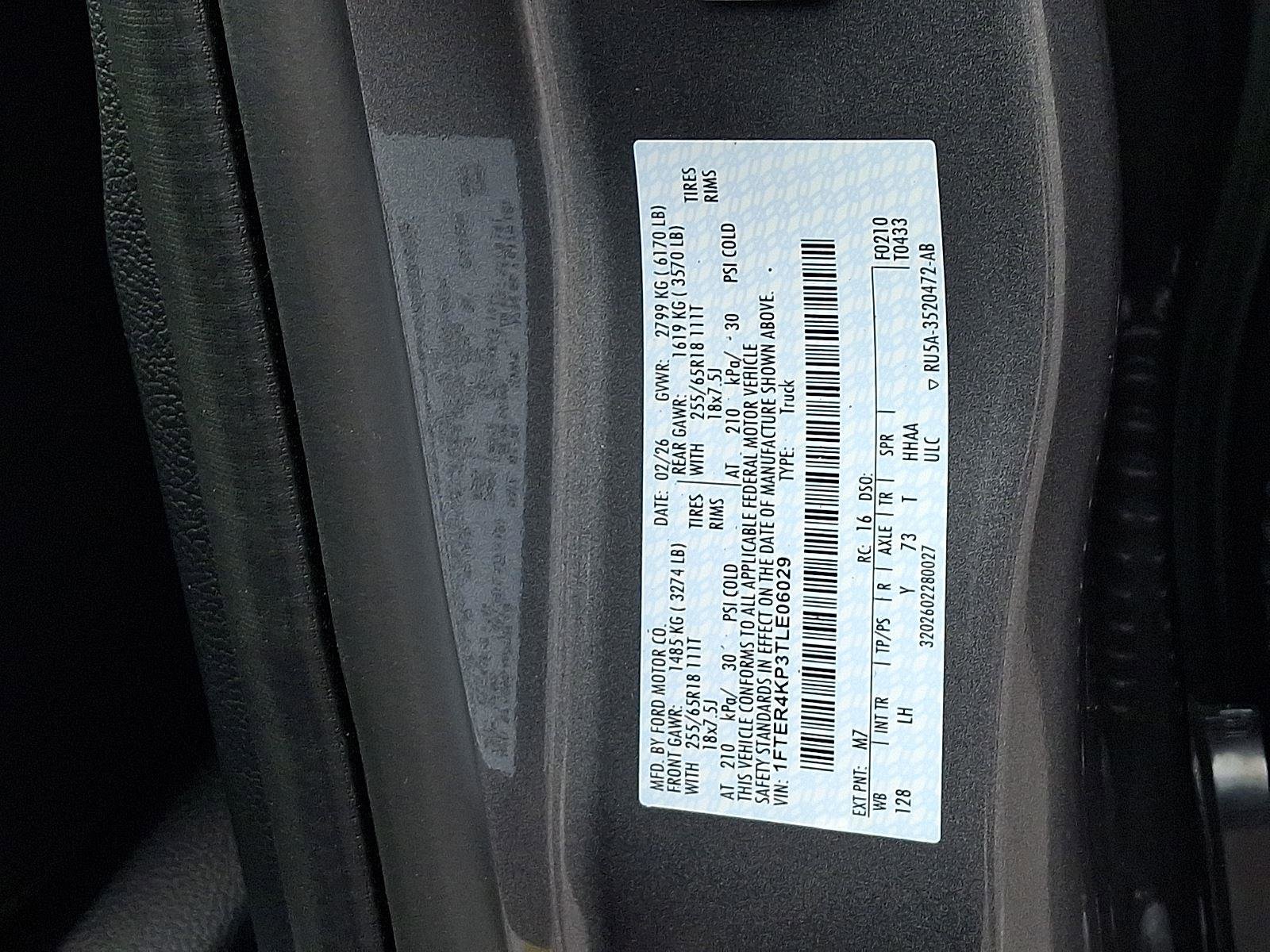 New 2026 Ford Ranger Lariat w/ FX4 Off-Road Package image 18