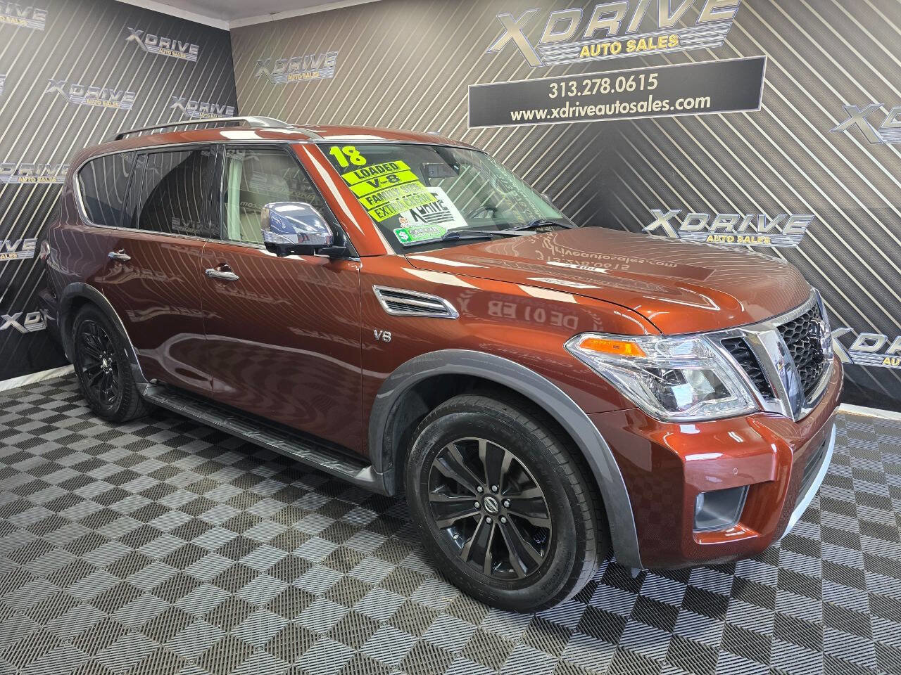 Used 2018 Nissan Armada Platinum w/ Captain Seat Package image 8