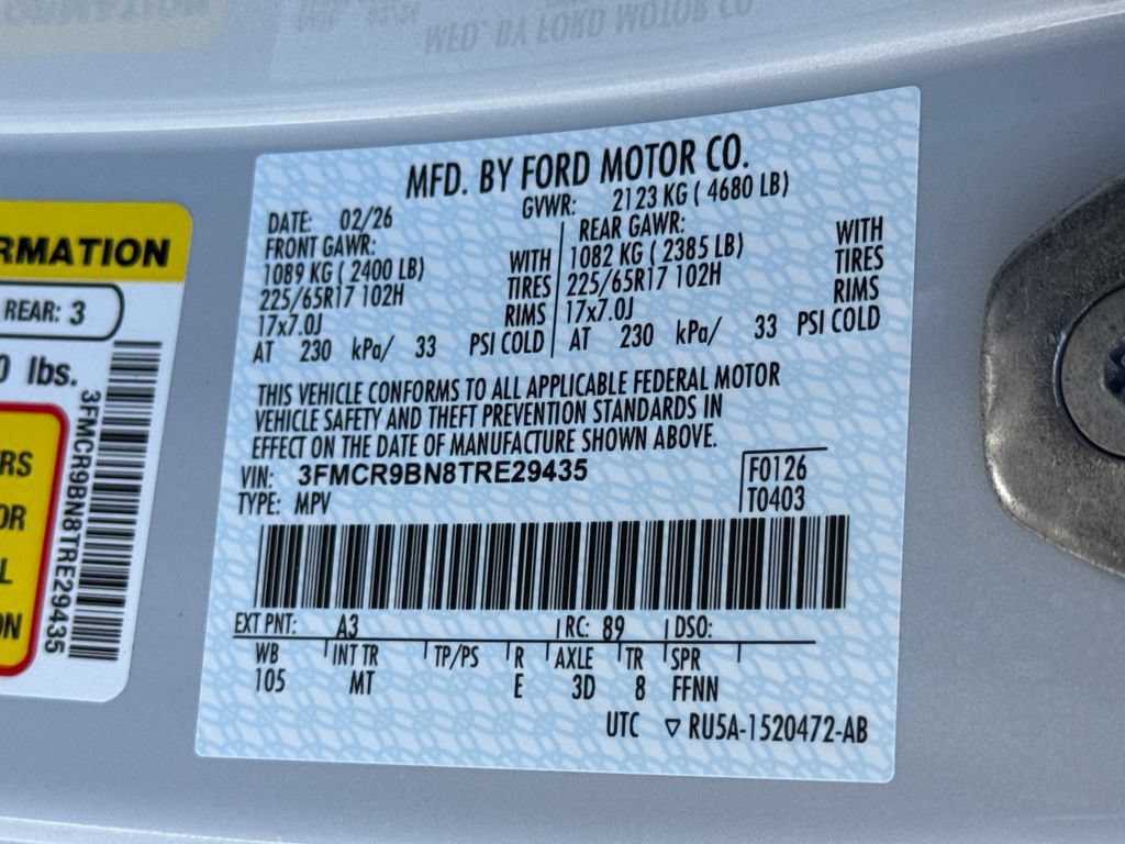 Used 2026 Ford Bronco Sport Big Bend w/ Convenience Package AWD/4WD image 31