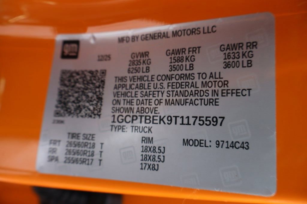 New 2026 Chevrolet Colorado W/T w/ WT Custom Package image 20