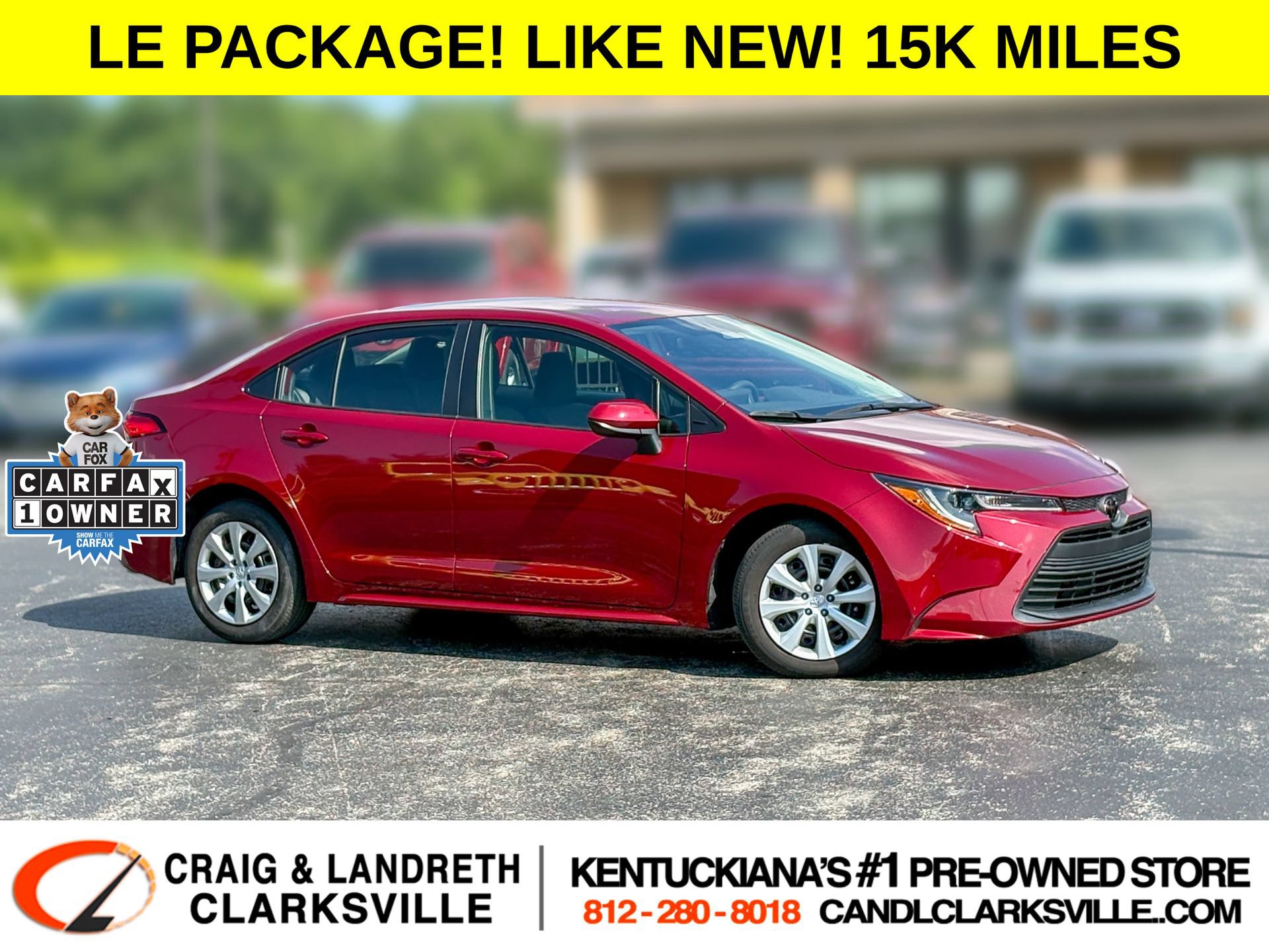 Used 2024 Toyota Corolla LE FWD image 1