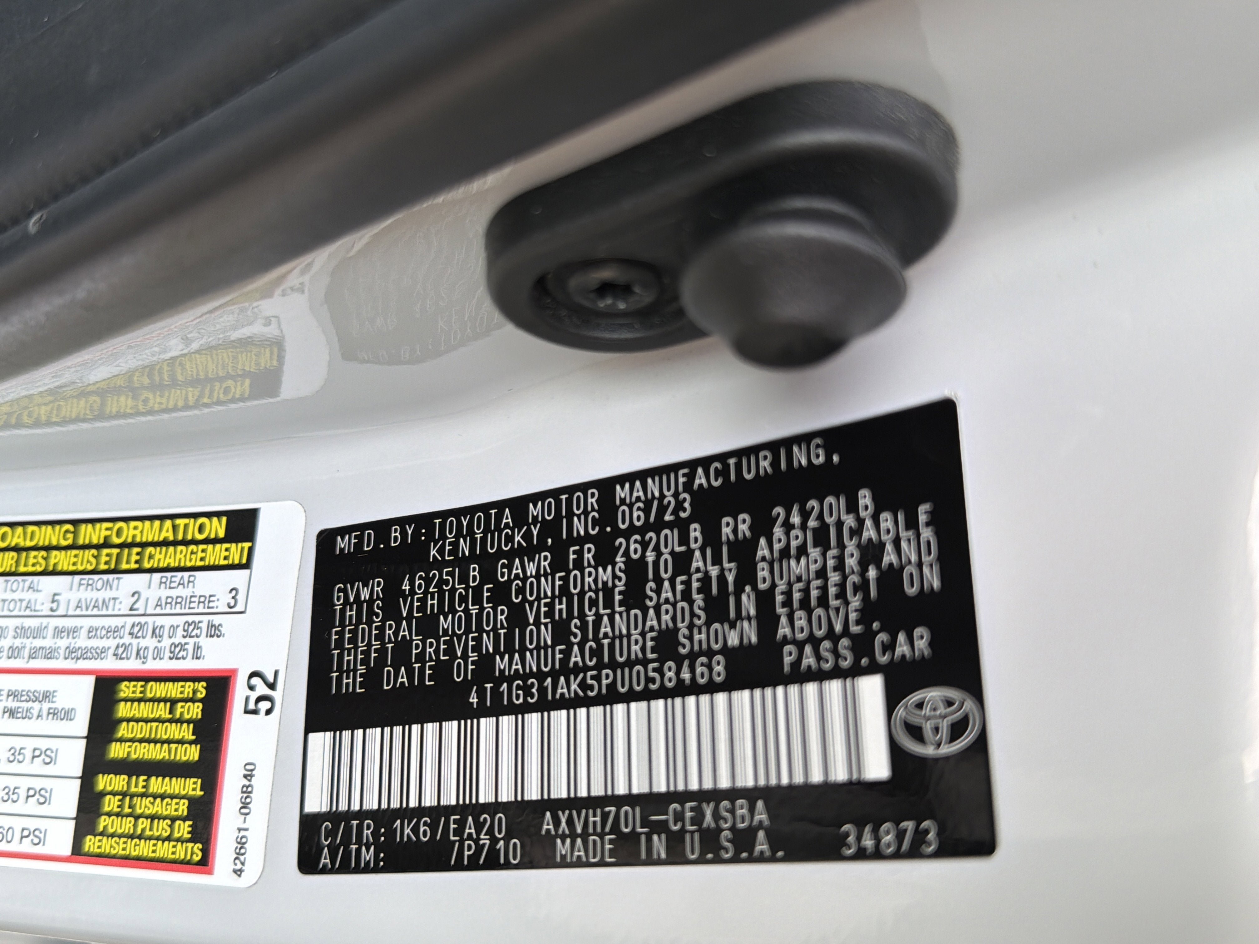 Used 2023 Toyota Camry SE w/ Cold Weather Package FWD image 24