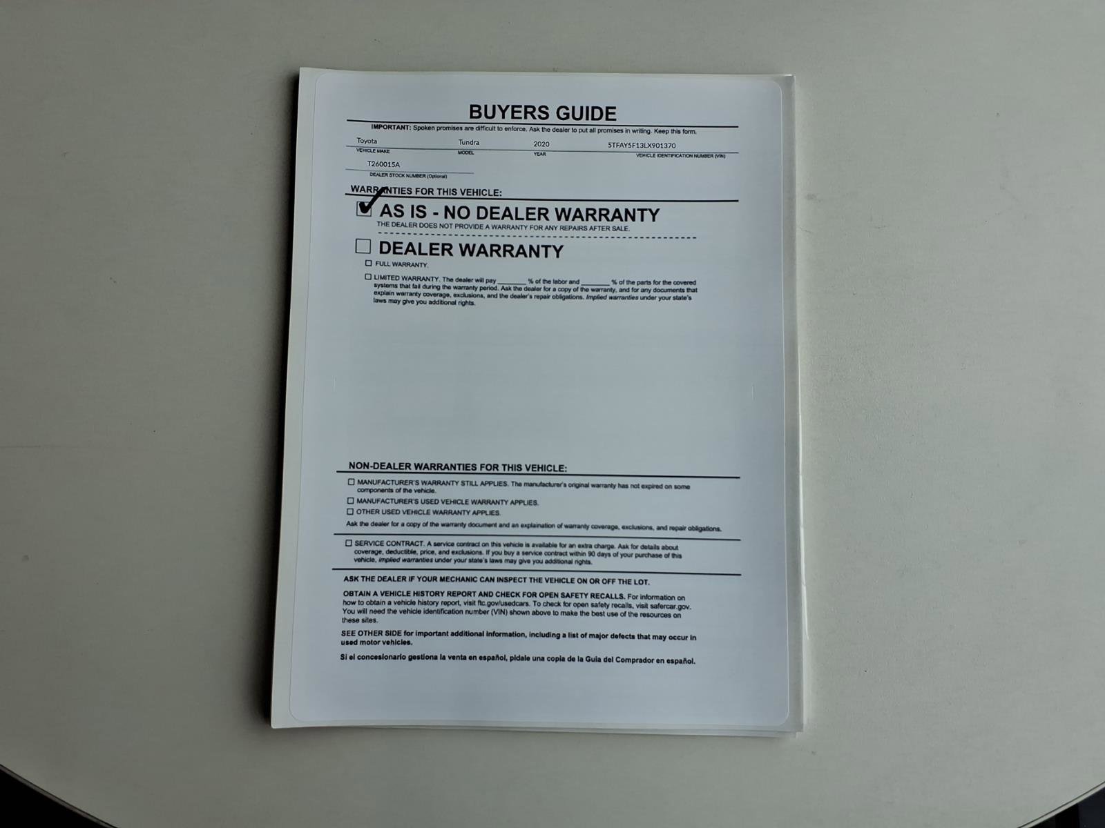 Certified 2020 Toyota Tundra Platinum AWD/4WD image 33