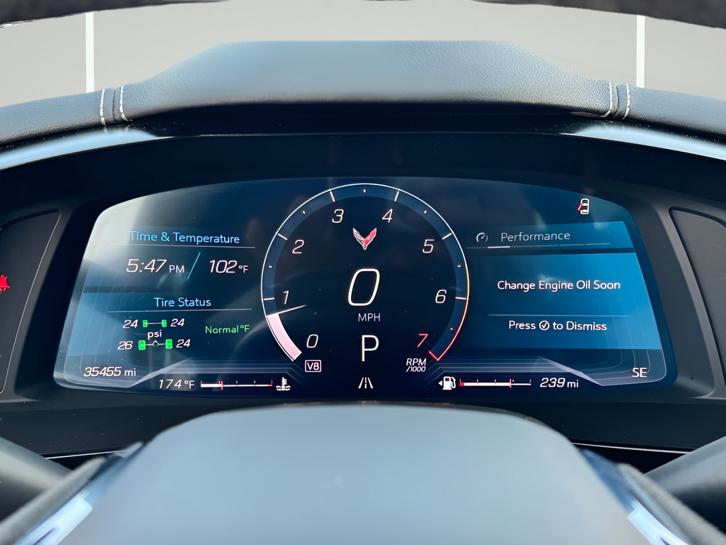 Used 2024 Chevrolet Corvette Stingray Preferred Cpe w/ Stealth Interior Trim Package RWD image 8