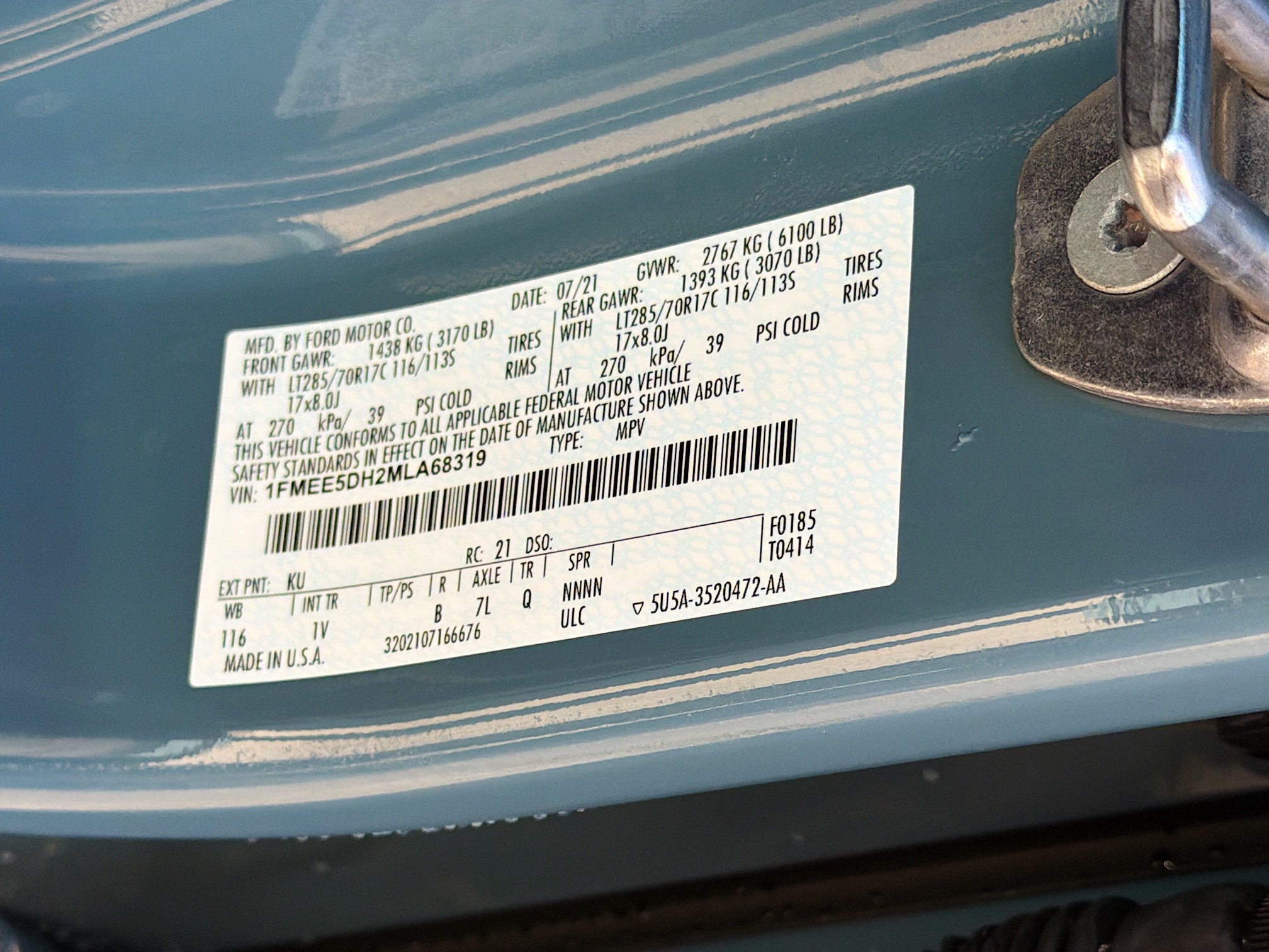 Used 2021 Ford Bronco Badlands AWD/4WD image 42