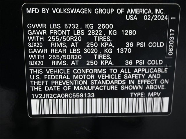 Used 2024 Volkswagen Atlas SE image 7