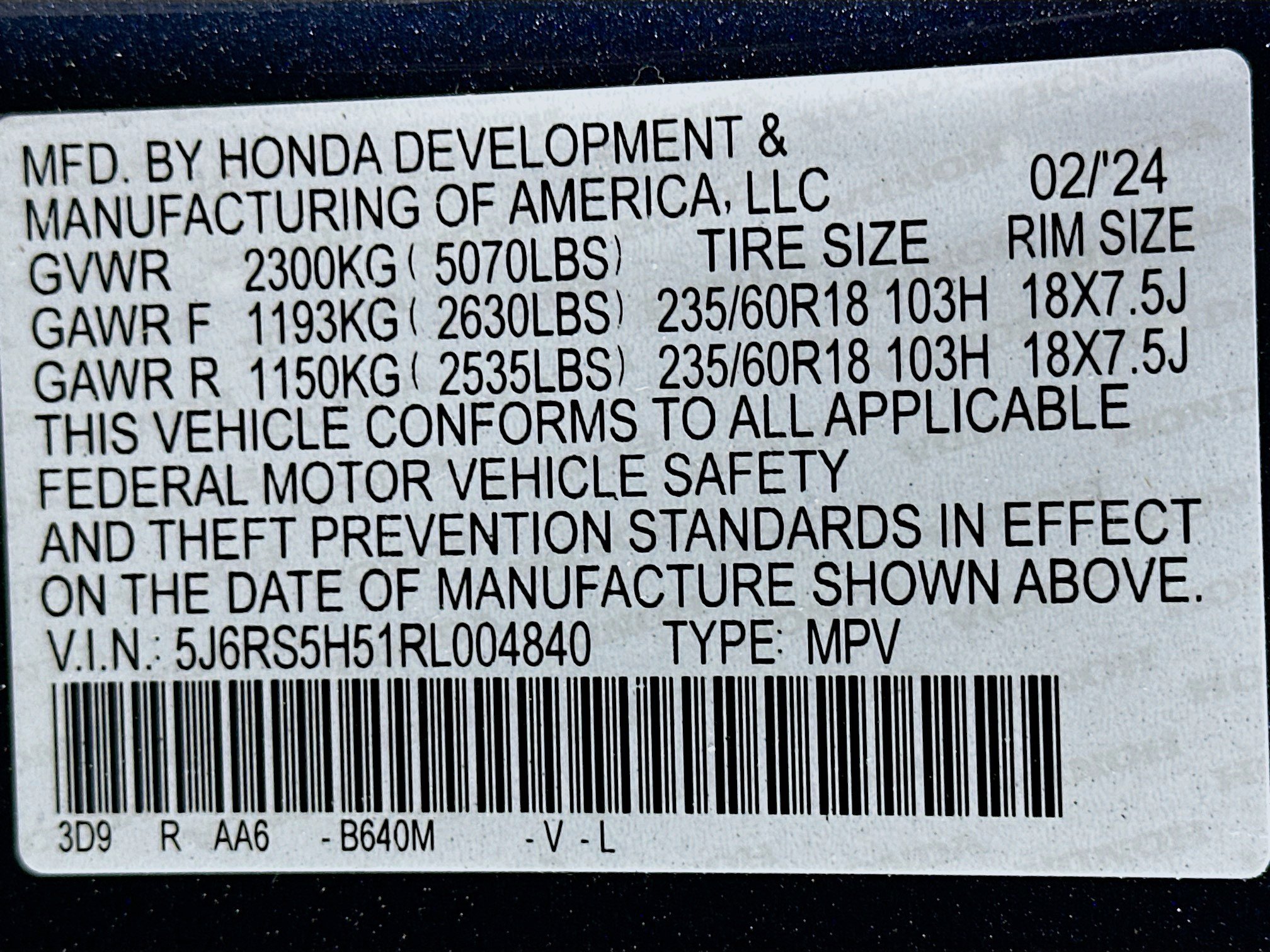 Used 2024 Honda CR-V Sport image 12