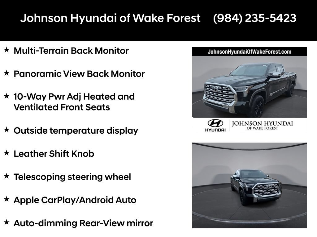 Used 2024 Toyota Tundra 1794 Edition AWD/4WD image 18