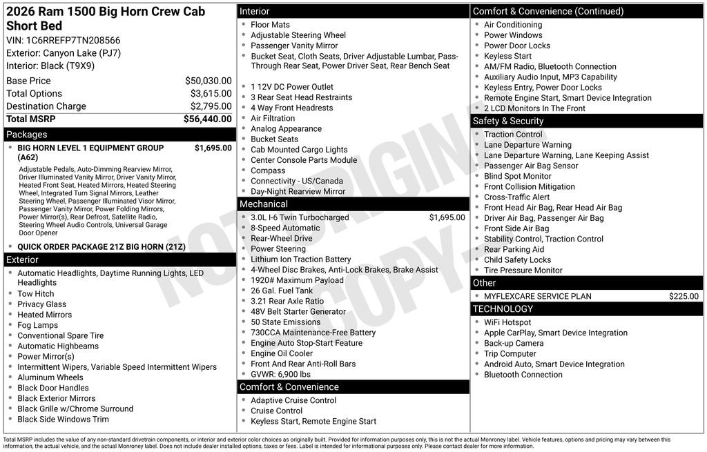 Used 2026 RAM 1500 Big Horn RWD image 5