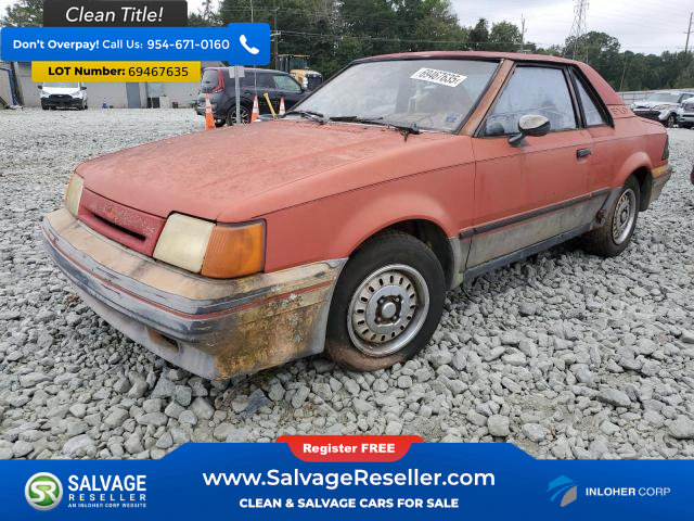 Used 1986 Ford EXP Hatchback