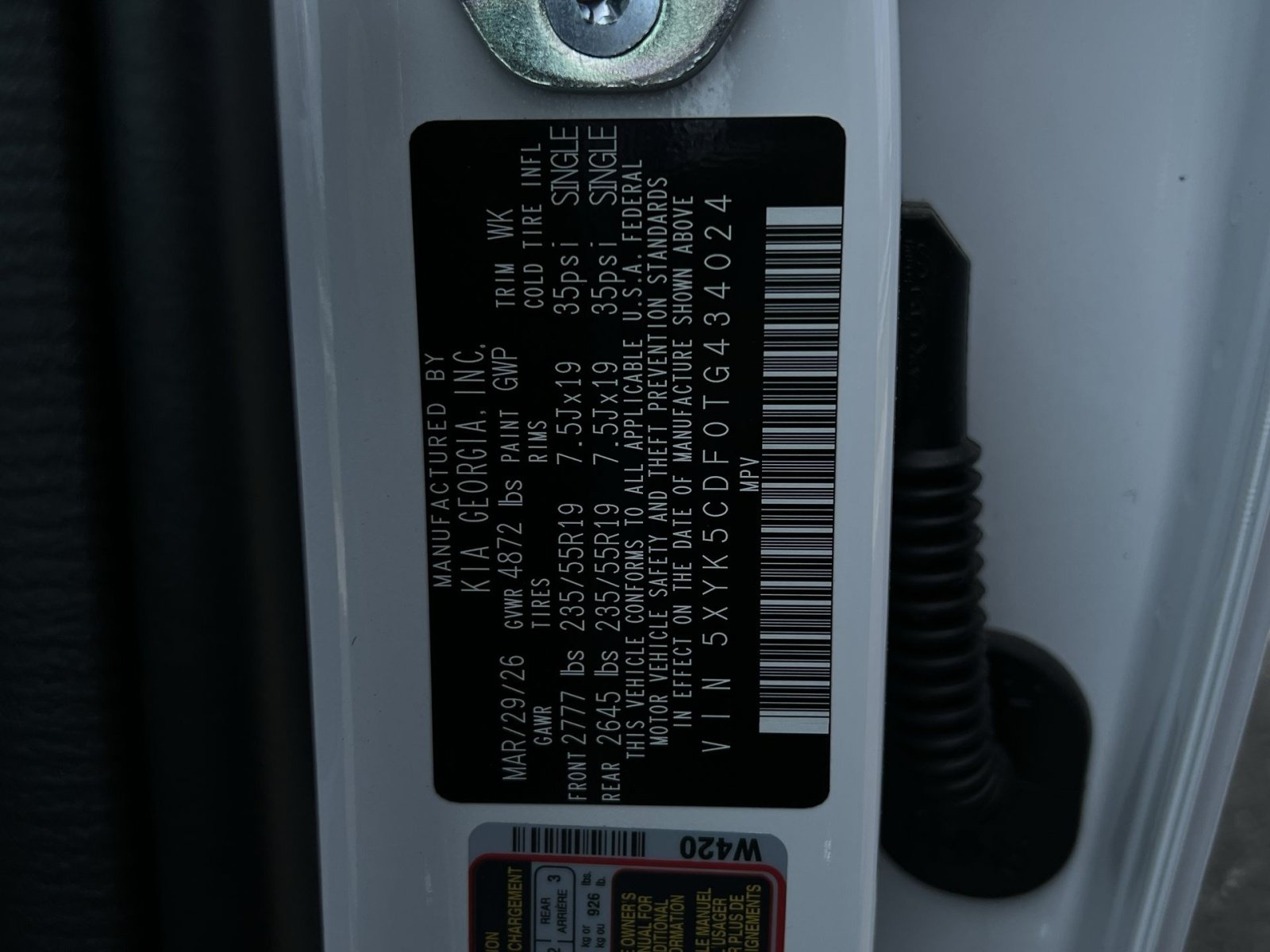 New 2026 Kia Sportage SX AWD/4WD image 45