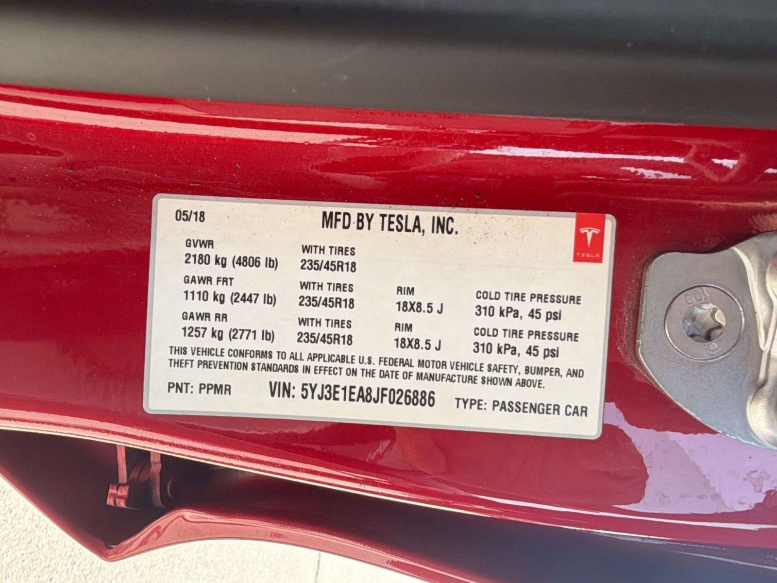 Used 2018 Tesla Model 3 Mid Range image 20