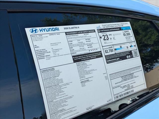 New 2026 Hyundai Elantra N FWD image 25