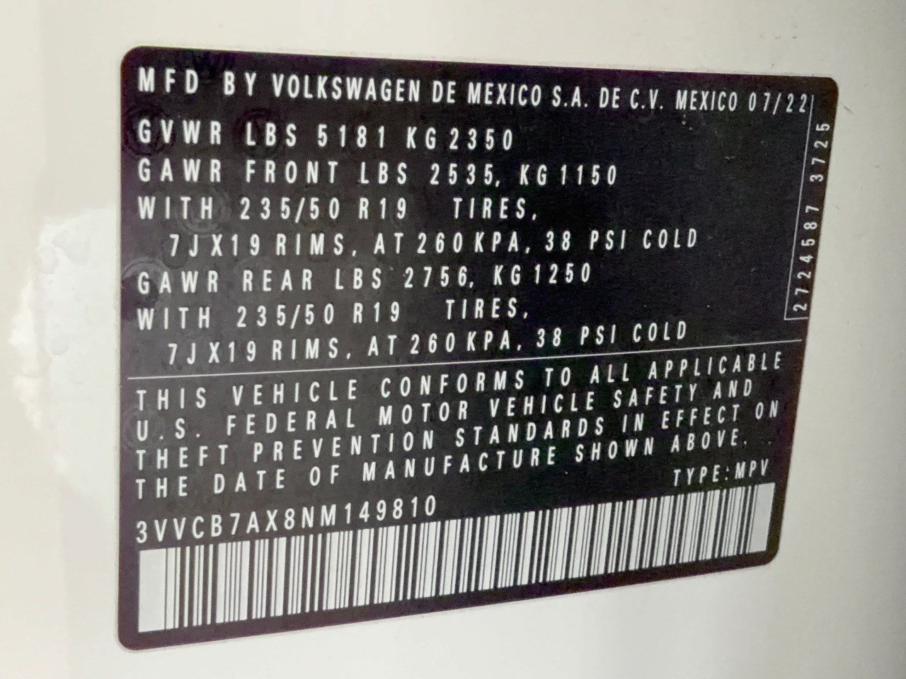 Used 2022 Volkswagen Tiguan SE R-Line FWD image 31