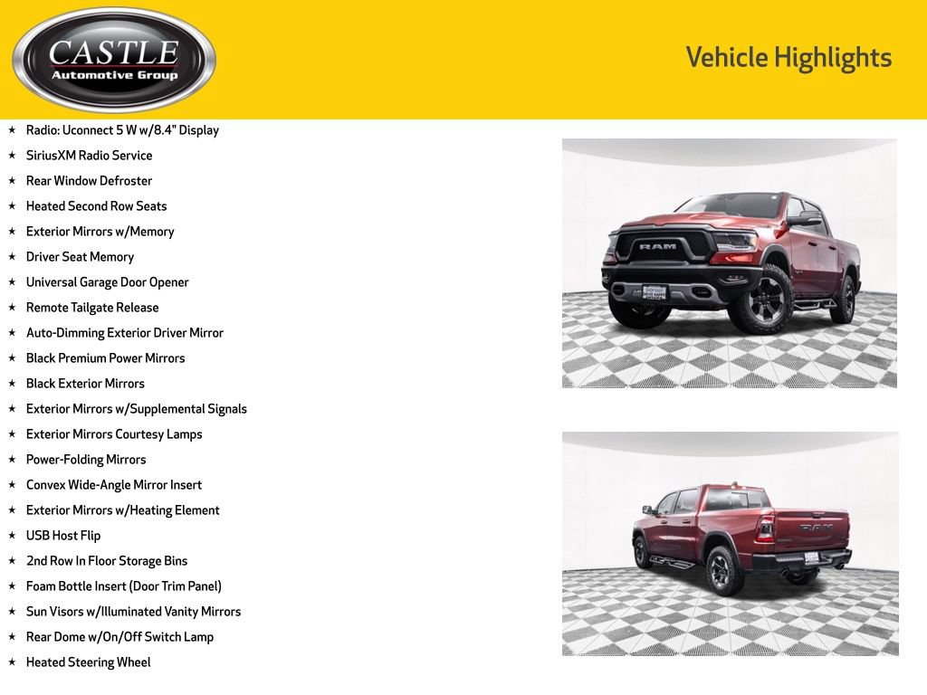 Used 2022 RAM 1500 Rebel w/ Rebel Level 1 Equipment Group AWD/4WD image 11
