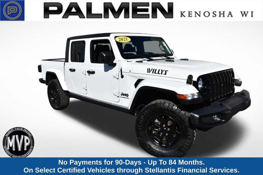 Certified 2021 Jeep Gladiator Willys AWD/4WD image 1