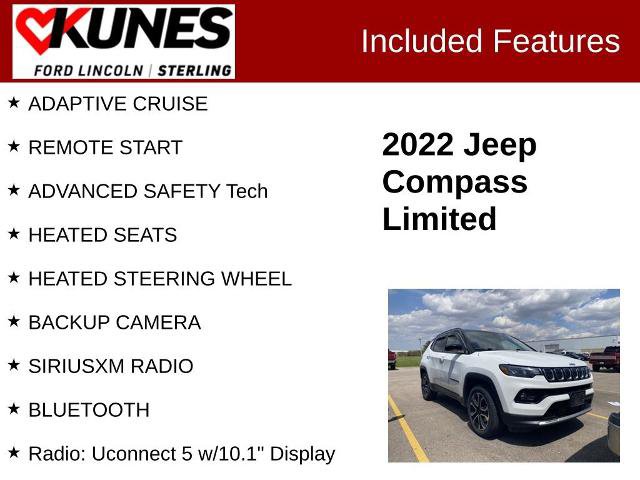 Used 2022 Jeep Compass Limited AWD/4WD image 2