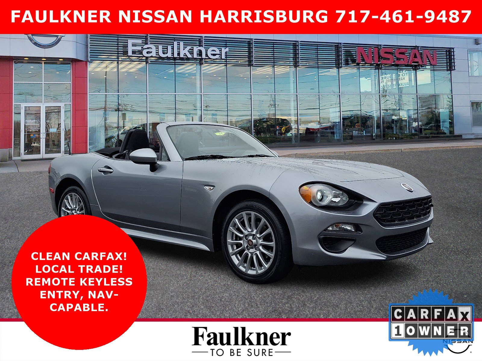Used 2017 FIAT 124 Spider Classica RWD image 1