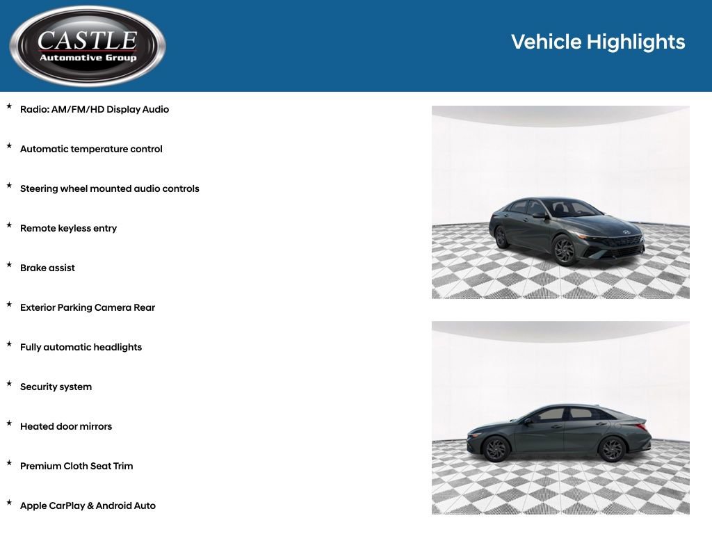 New 2026 Hyundai Elantra Blue image 3