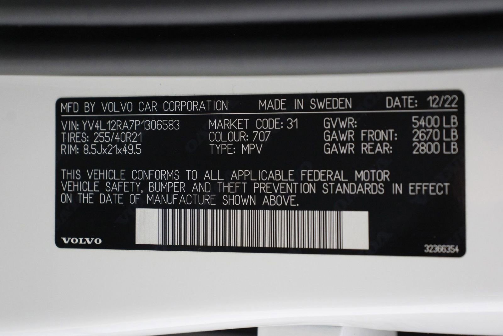 Certified 2023 Volvo XC60 B5 Ultimate image 16