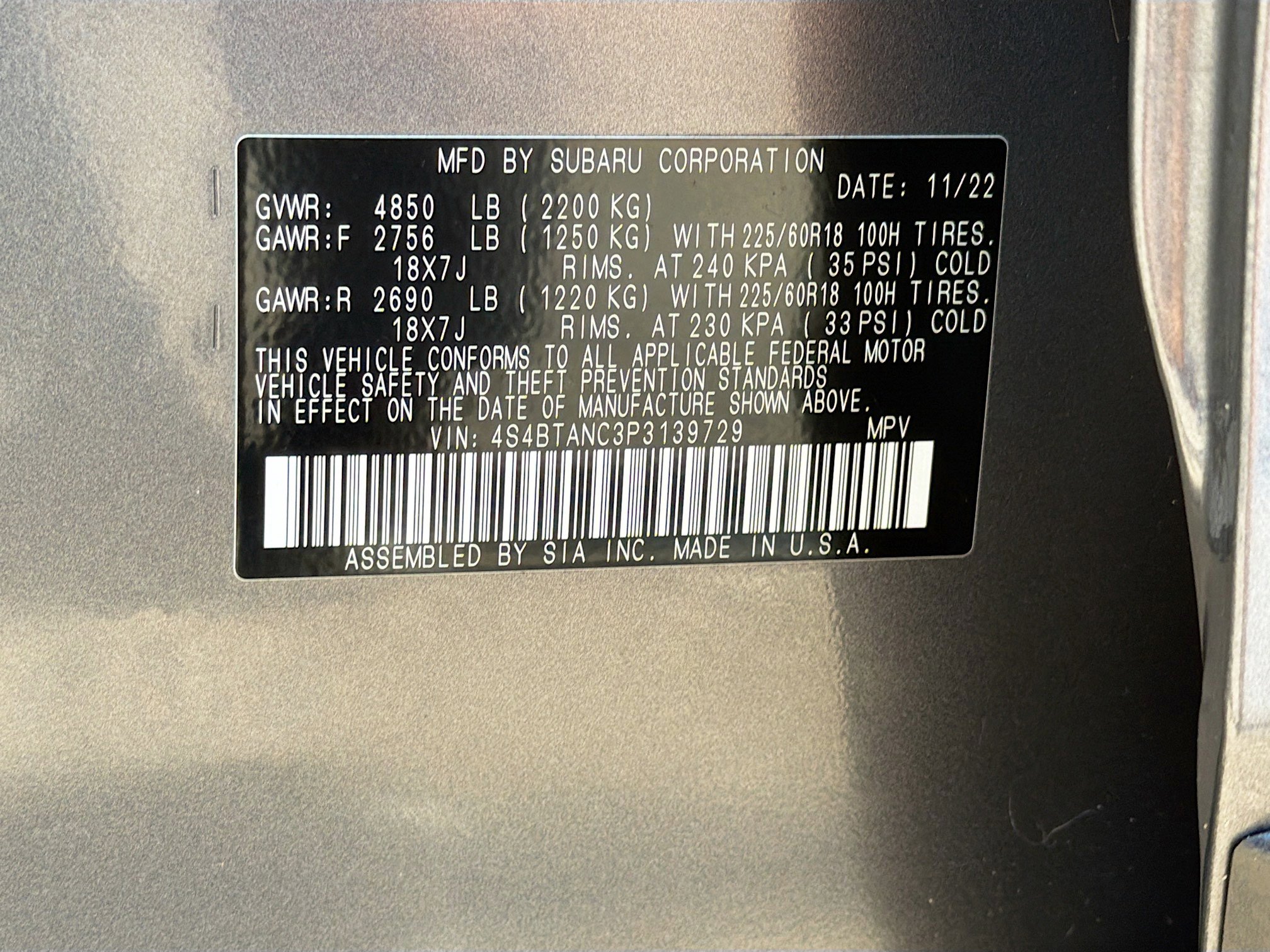 Certified 2023 Subaru Outback Limited image 44