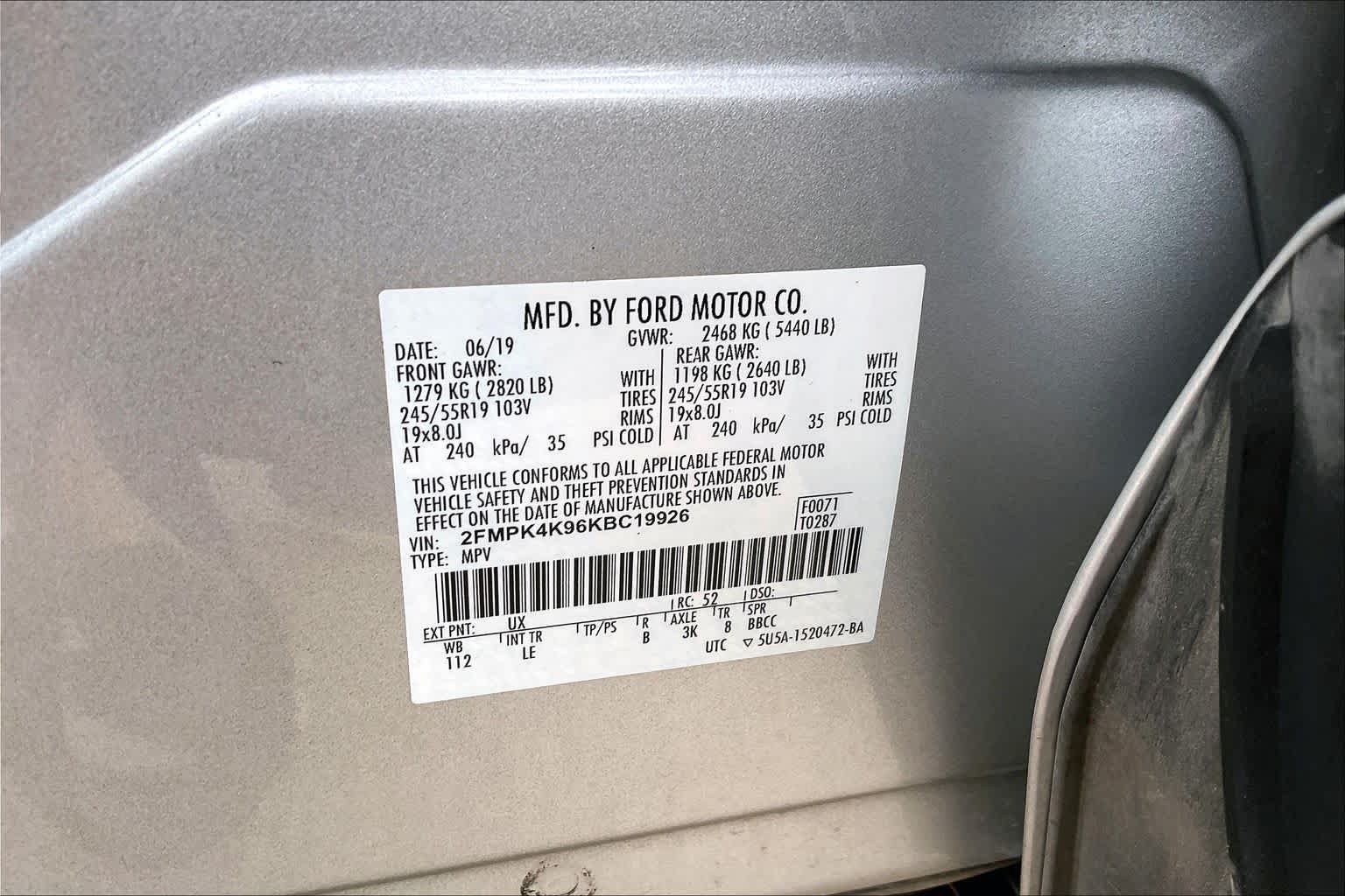 Used 2019 Ford Edge Titanium AWD/4WD image 34