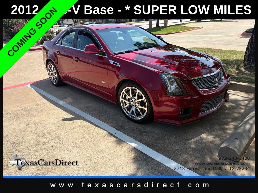Used 2012 Cadillac CTS V