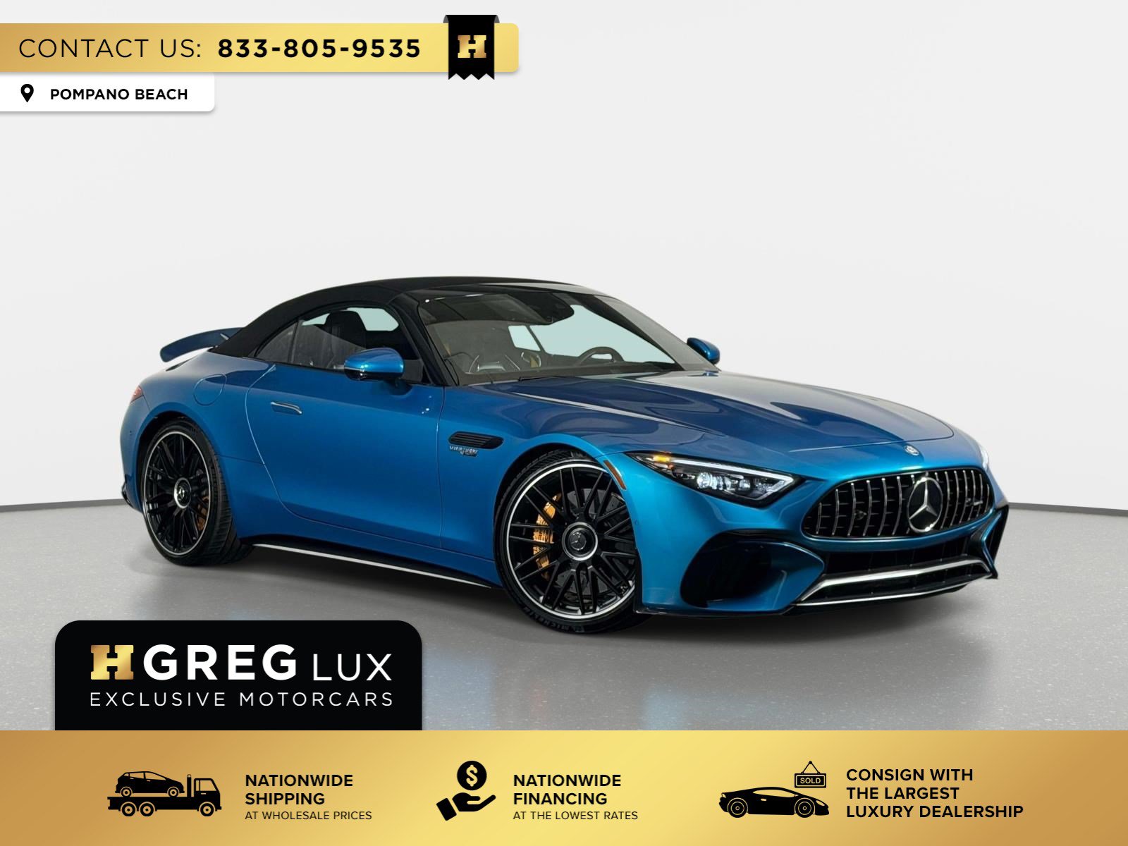 Used 2025 Mercedes-Benz SL 63 AMG 4MATIC w/ AMG Aerodynamics Package