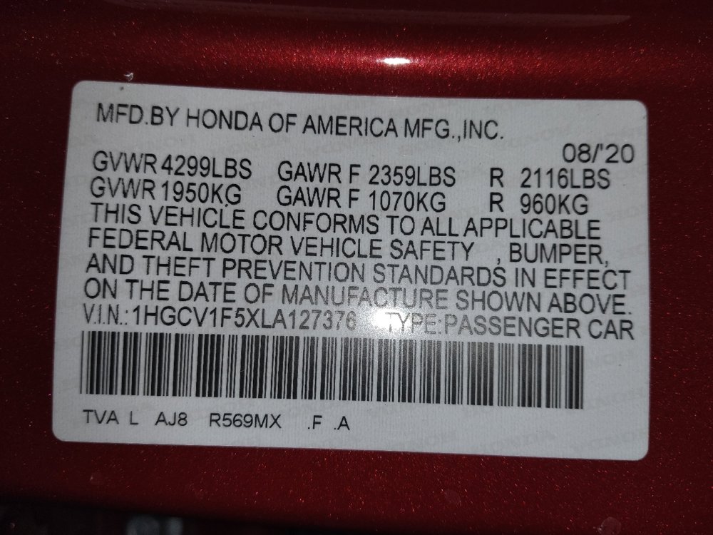 Used 2020 Honda Accord EX-L image 33