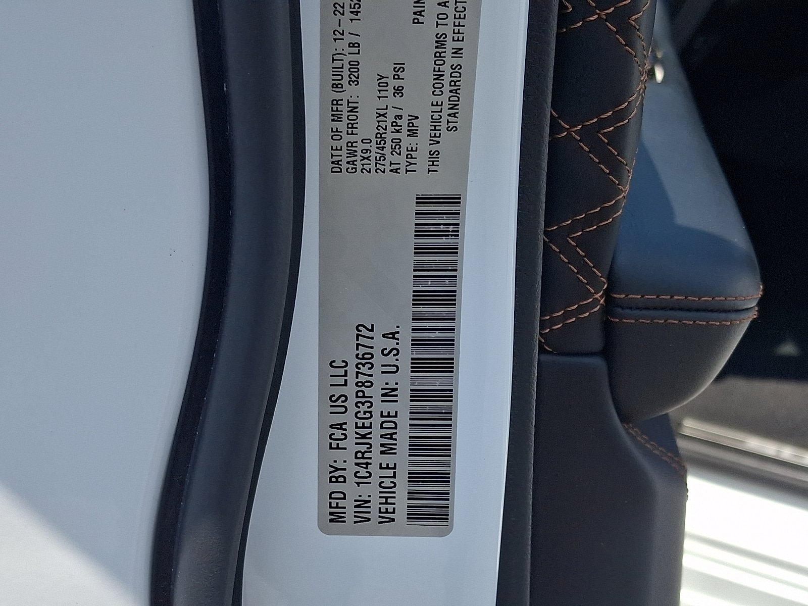 Certified 2023 Jeep Grand Cherokee L Summit AWD/4WD image 27