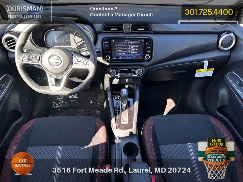 New 2025 Nissan Versa SR w/ Trunk Package image 14