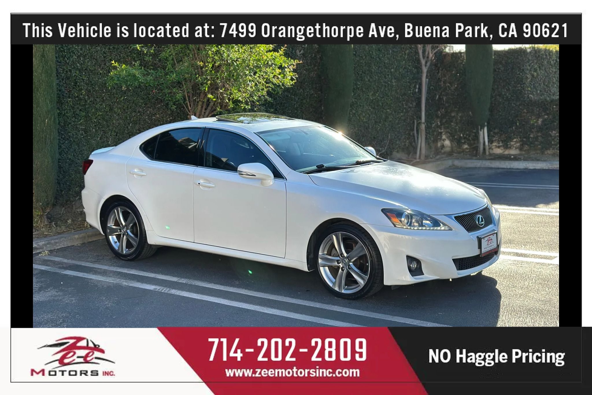 Used 2012 Lexus IS 250 IS 250 Sedan 4D w/ Premium Pkg Value Edition image 4