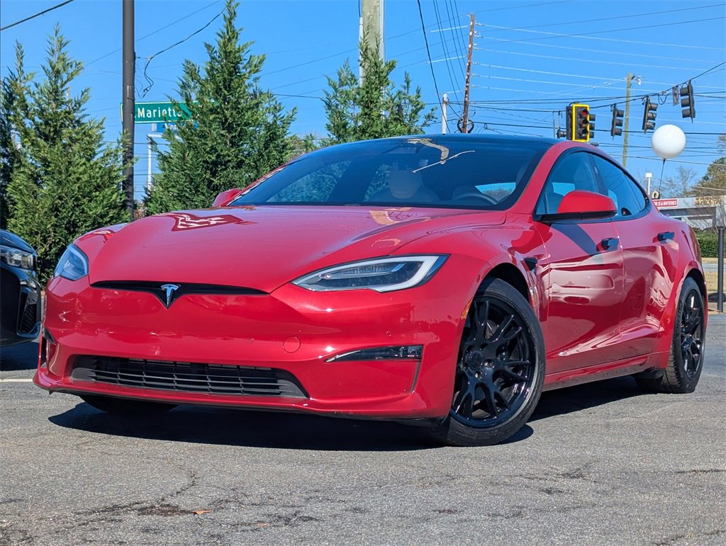 Used 2021 Tesla Model S Plaid image 2