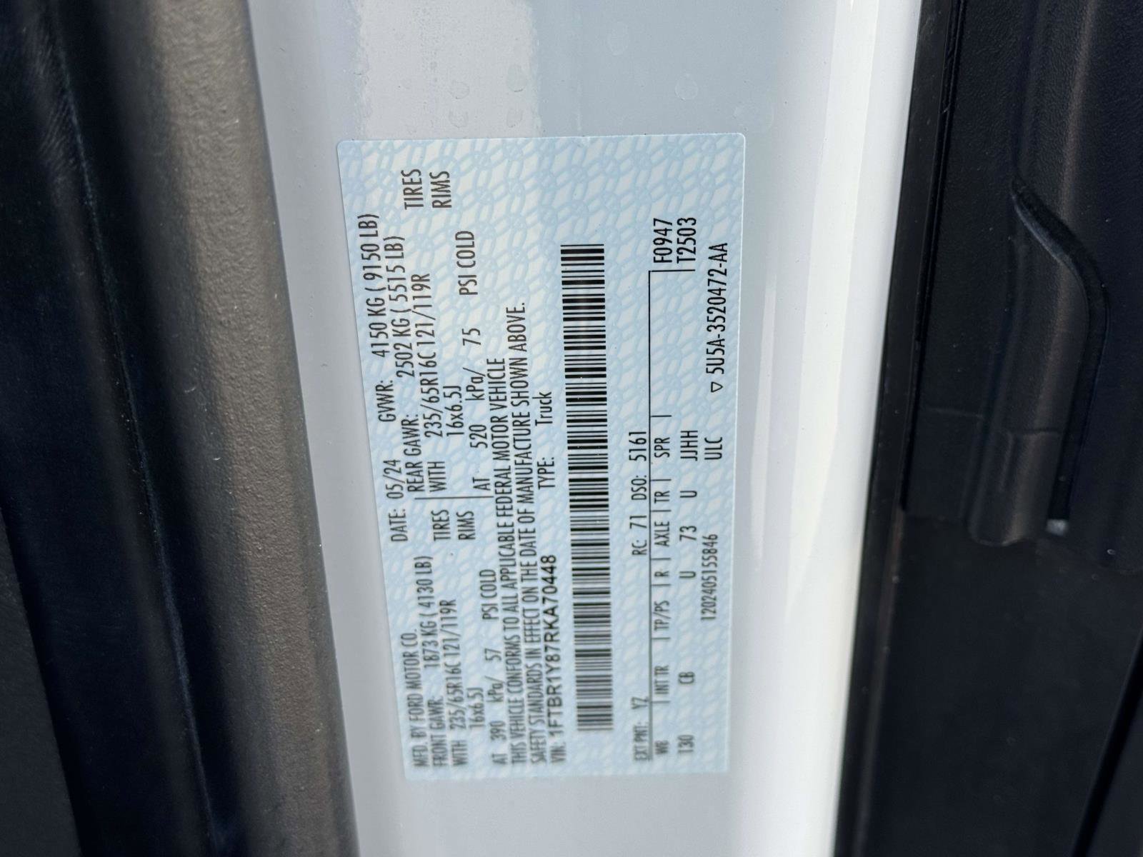 Used 2024 Ford Transit 250 Low Roof w/ Exterior Upgrade Package image 15