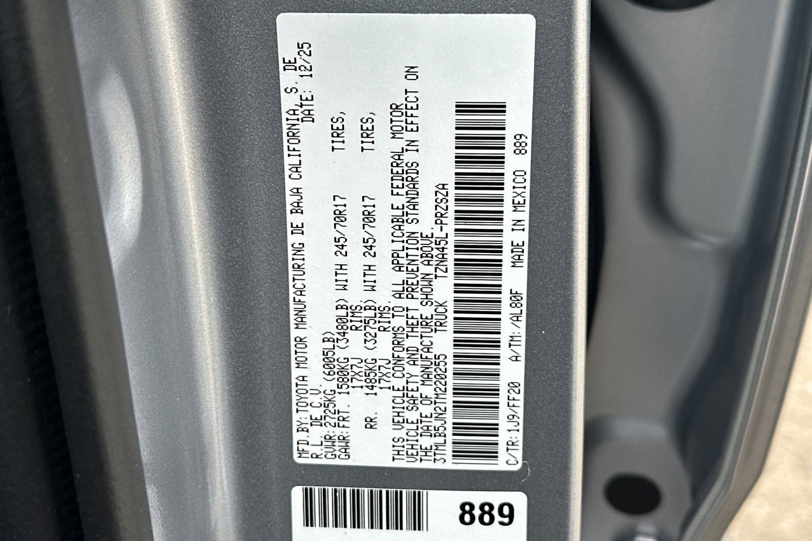 New 2026 Toyota Tacoma SR5 image 33