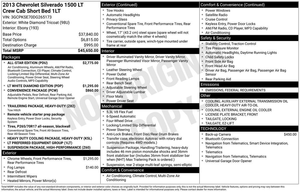 Used 2013 Chevrolet Silverado 1500 LT w/ All-Star Edition image 2